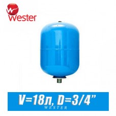 Расширительный бак для ХВС Wester 18 л (WAV18)