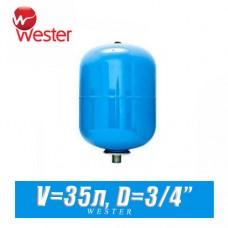 Расширительный бак для ХВС Wester 35 л (WAV35)