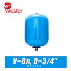 Расширительный бак для ХВС Wester 8 л (WAV8)