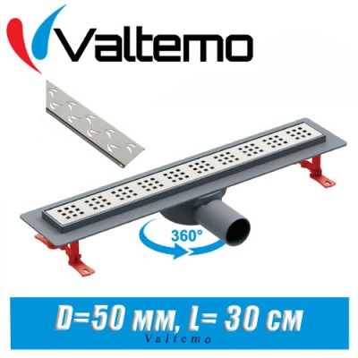 Душевой лоток Valtemo Euroline Base VLD-520305 C-04 (30 см)