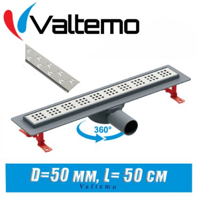 Душевой лоток Valtemo Euroline Base VLD-520305 C-04 (50 см)
