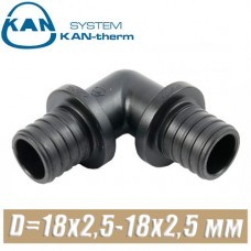 Отвод KAN-therm Push PPSU D=18x2,5-18x2,5 мм
