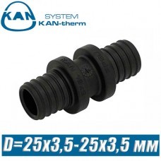 Соединитель KAN-therm Push PPSU D=25x3,5-25x3,5 мм