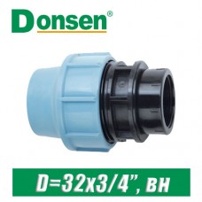 Переход ПЭ Donsen D=32x3/4, вн.
